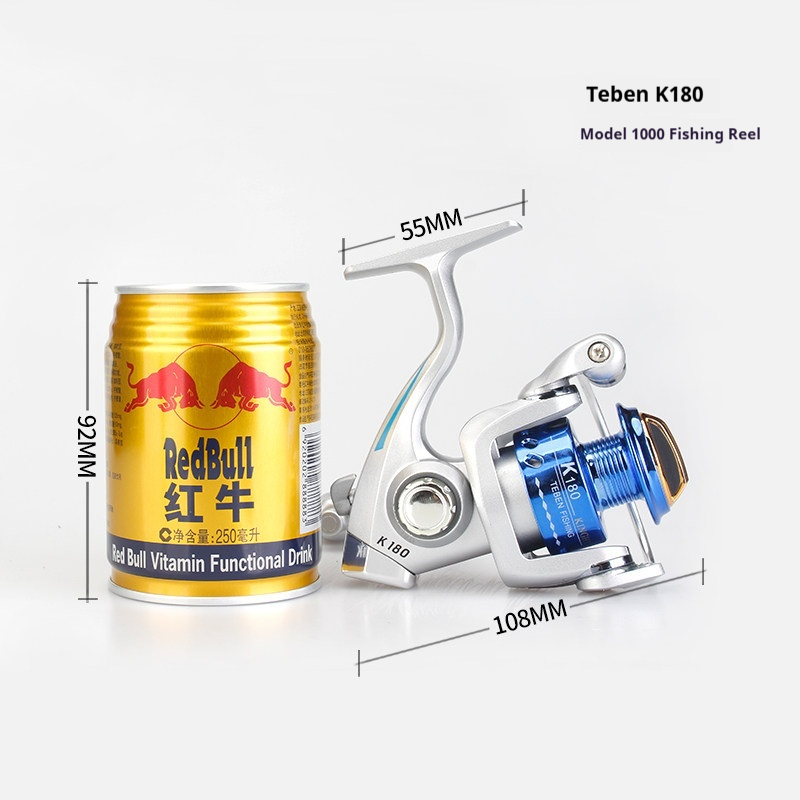 TEBEN K180 รอกตกปลาแบบหมุนขนาด - Ice Fishing Reel บทวิจารณ์และราคา
