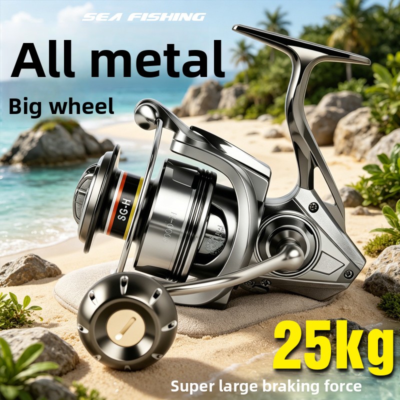 รอกสปินนิ่งโลหะคุณภาพสูง เหมาะ - Ice Fishing Reel บทวิจารณ์และราคา