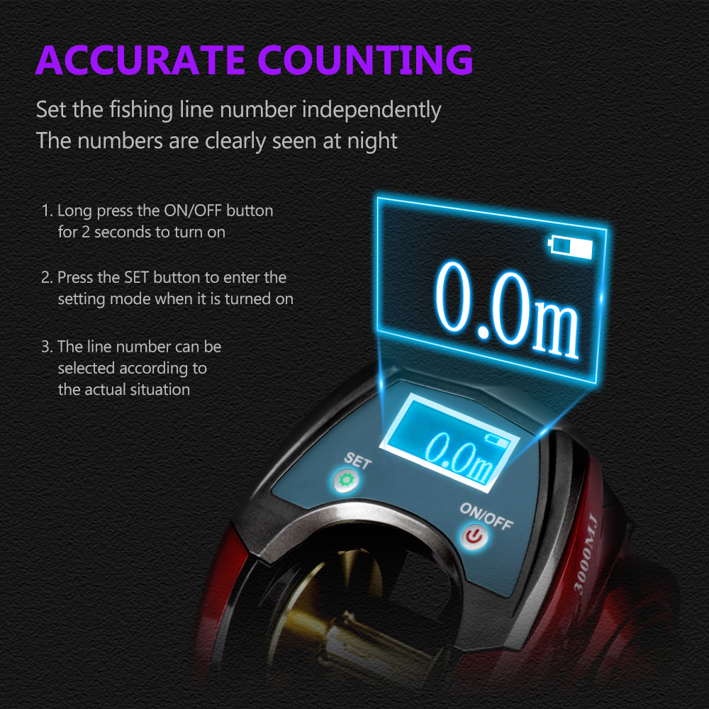 รอกตกปลาแบบใช้ไฟฟ้า หน้าจอดิจิ - Electric Reel บทวิจารณ์และราคา